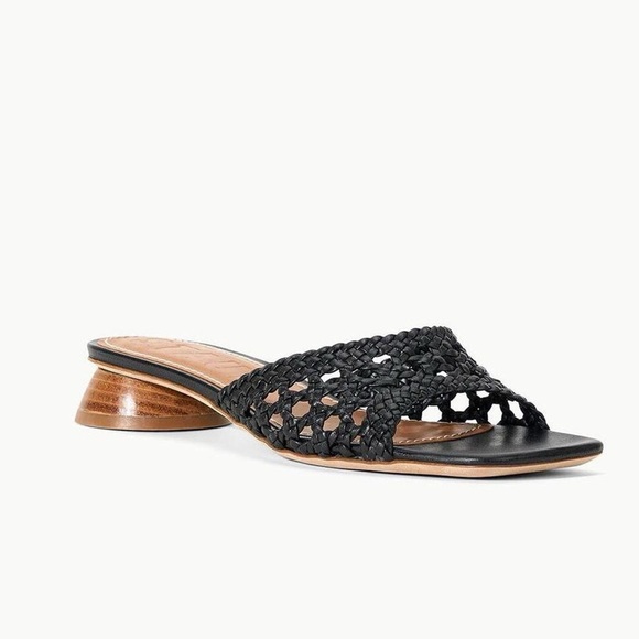 NWT STAUD Classic Simone Crochet Heel Black SZ 38.5 (8.5) - Picture 2 of 8